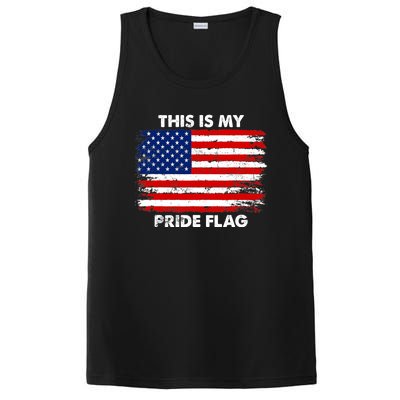 This Is My Pride Flag USA American 4th of July Patriotic PosiCharge Competitor Tank