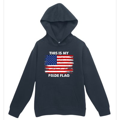 This Is My Pride Flag USA American 4th of July Patriotic Urban Pullover Hoodie