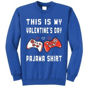 This Is My Valentine's Day Pajama Gift Video Game Lover Gift Sweatshirt