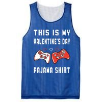 This Is My Valentine's Day Pajama Gift Video Game Lover Gift Mesh Reversible Basketball Jersey Tank