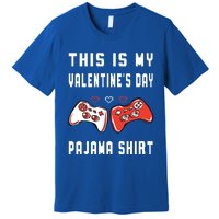 This Is My Valentine's Day Pajama Gift Video Game Lover Gift Premium T-Shirt