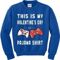 This Is My Valentine's Day Pajama Gift Video Game Lover Gift Kids Sweatshirt