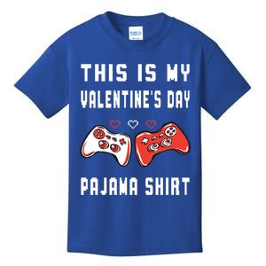 This Is My Valentine's Day Pajama Gift Video Game Lover Gift Kids T-Shirt