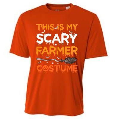 This Is My Scary Farmer Costume Halloween Gift Cooling Performance Crew T-Shirt