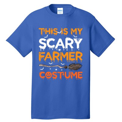 This Is My Scary Farmer Costume Halloween Gift Tall T-Shirt