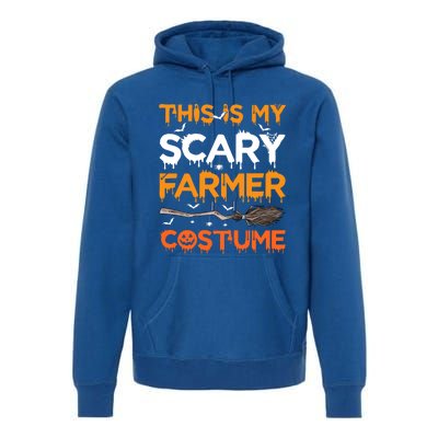 This Is My Scary Farmer Costume Halloween Gift Premium Hoodie