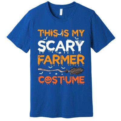 This Is My Scary Farmer Costume Halloween Gift Premium T-Shirt