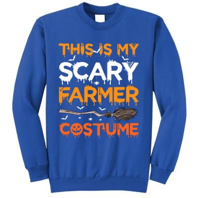 This Is My Scary Farmer Costume Halloween Gift Tall Sweatshirt