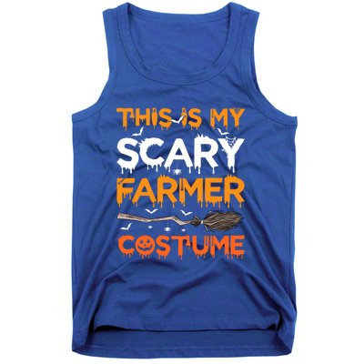 This Is My Scary Farmer Costume Halloween Gift Tank Top