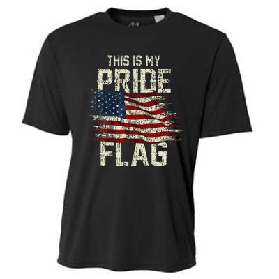 This Is My Pride Flag Usa American 4th Of July Patriotic Cooling Performance Crew T-Shirt