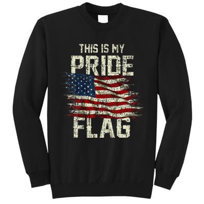 This Is My Pride Flag Usa American 4th Of July Patriotic Sweatshirt