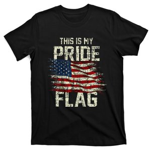 This Is My Pride Flag Usa American 4th Of July Patriotic T-Shirt