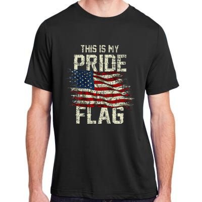 This Is My Pride Flag Usa American 4th Of July Patriotic Adult ChromaSoft Performance T-Shirt