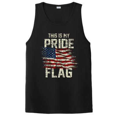 This Is My Pride Flag Usa American 4th Of July Patriotic PosiCharge Competitor Tank