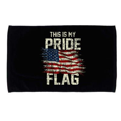 This Is My Pride Flag Usa American 4th Of July Patriotic Microfiber Hand Towel