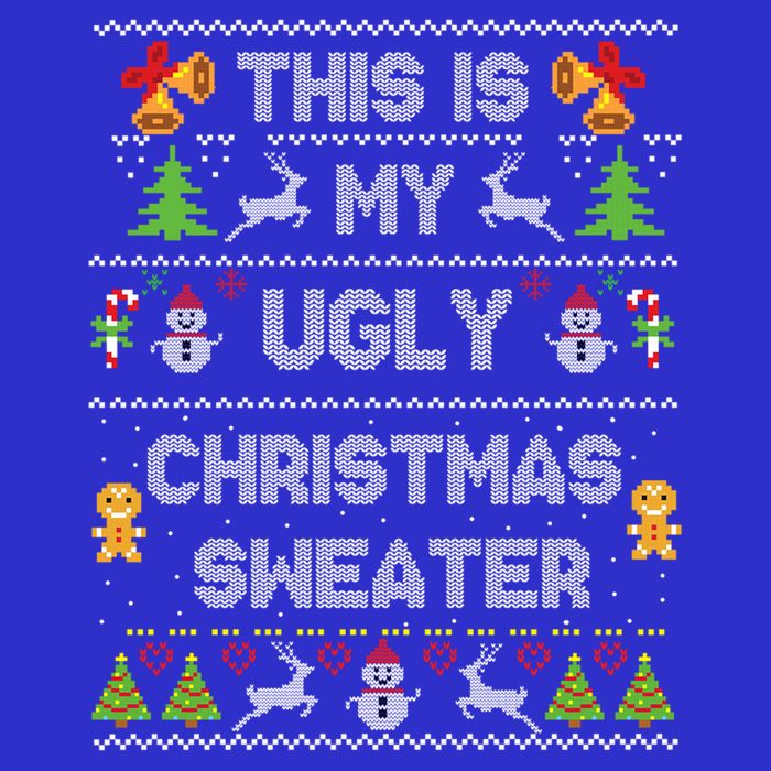 This Is My Ugly Sweater Funny Christmas Gift Gift 16 in Basic Backpack