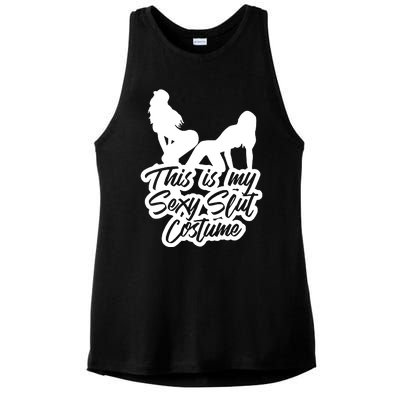 This Is My Sexy Slut Costume Ladies PosiCharge Tri-Blend Wicking Tank