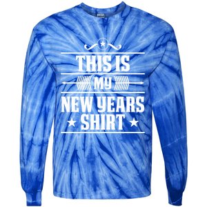 This Is My New Years Gift Funny New Years Eve Funny Gift Tie-Dye Long Sleeve Shirt