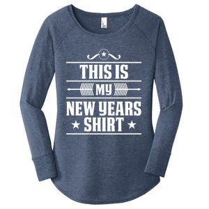 This Is My New Years Gift Funny New Years Eve Funny Gift Women's Perfect Tri Tunic Long Sleeve Shirt