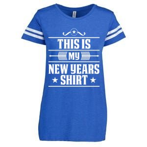 This Is My New Years Gift Funny New Years Eve Funny Gift Enza Ladies Jersey Football T-Shirt