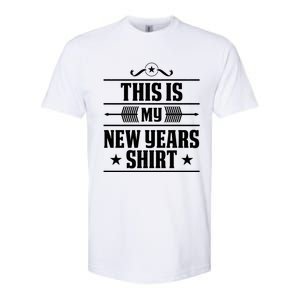 This Is My New Years Gift Funny New Years Eve Funny Gift Softstyle CVC T-Shirt