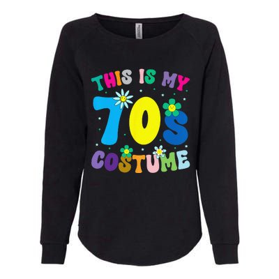 This Is My 70s Costume Groovy Peace Halloween Womens California Wash Sweatshirt