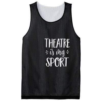 Theatre Is My Sport Theatre Gifts For Musical Actors Mesh Reversible Basketball Jersey Tank