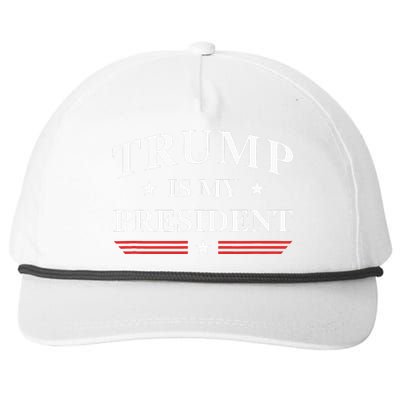 Trump Is My President Snapback Five-Panel Rope Hat