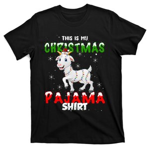 This Is My Christmas Pajama Goat Christmas Gift T-Shirt