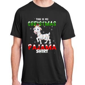 This Is My Christmas Pajama Goat Christmas Gift Adult ChromaSoft Performance T-Shirt