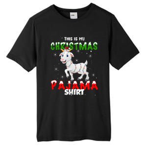 This Is My Christmas Pajama Goat Christmas Gift Tall Fusion ChromaSoft Performance T-Shirt