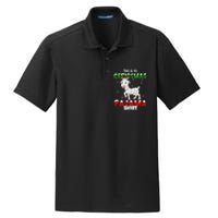 This Is My Christmas Pajama Goat Christmas Gift Dry Zone Grid Polo