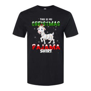 This Is My Christmas Pajama Goat Christmas Gift Softstyle CVC T-Shirt