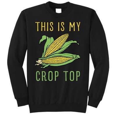 THIS IS MY CROP TOP FUNNY CORN COB Sweatshirt