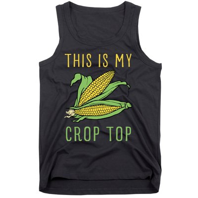 THIS IS MY CROP TOP FUNNY CORN COB Tank Top