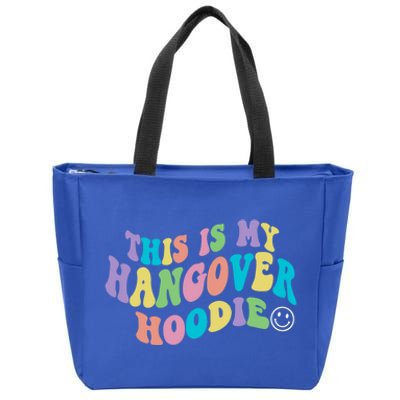 This Is My Hangover Gift Smile Face Trendy Clothing Gift Zip Tote Bag