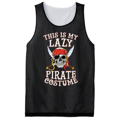 This Is My Lazy Pirate Mesh Reversible Basketball Jersey Tank