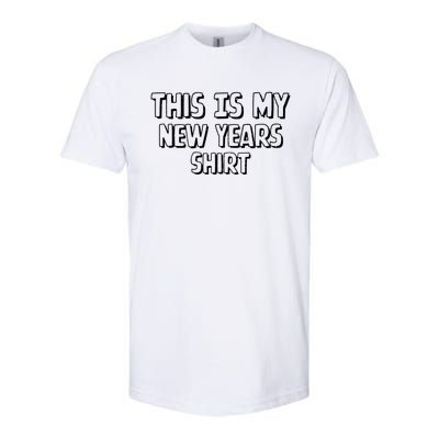 This Is My New YearS Day Party Graphic Great Gift Softstyle CVC T-Shirt