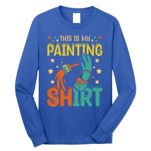 This Is My Painting Cute Gift Long Sleeve Shirt