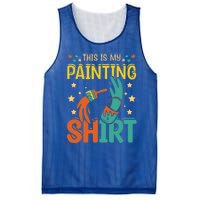 This Is My Painting Cute Gift Mesh Reversible Basketball Jersey Tank