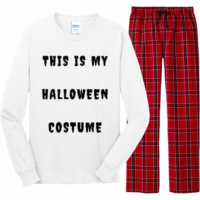 This Is My Halloween Costume Long Sleeve Pajama Set