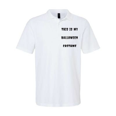 This Is My Halloween Costume Softstyle Adult Sport Polo