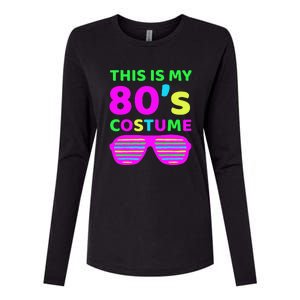 This Is My 80's Costume Outfit Eighties Retro Party Design Womens Cotton Relaxed Long Sleeve T-Shirt