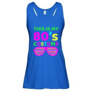 This Is My 80's Costume Outfit Eighties Retro Party Design Ladies Essential Flowy Tank