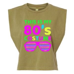 This Is My 80's Costume Outfit Eighties Retro Party Design Garment-Dyed Women's Muscle Tee