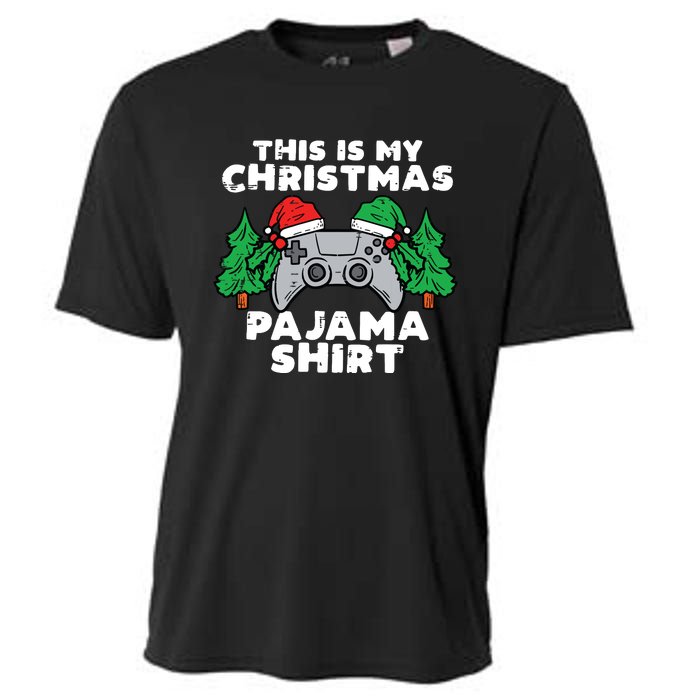 This Is My Christmas Pajama Shirts Video Games Boy Xmas Cooling Performance Crew T-Shirt