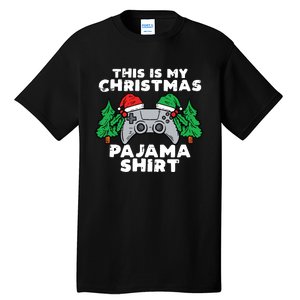 This Is My Christmas Pajama Shirts Video Games Boy Xmas Tall T-Shirt