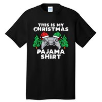 This Is My Christmas Pajama Shirts Video Games Boy Xmas Tall T-Shirt