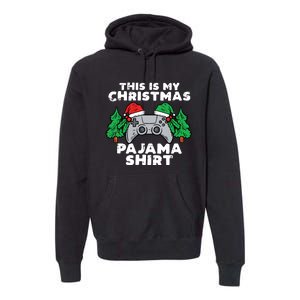 This Is My Christmas Pajama Shirts Video Games Boy Xmas Premium Hoodie