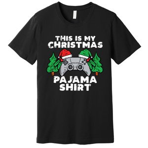 This Is My Christmas Pajama Shirts Video Games Boy Xmas Premium T-Shirt